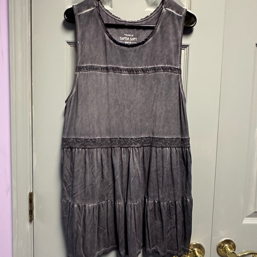 Torrid Super Soft Knits Top in Charcoal